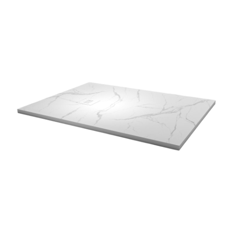 Base de douche réversible à surface unie 48 po x 36 po Kiara Calcutta