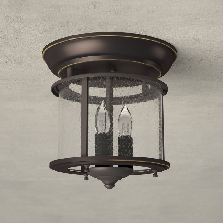 Tide 2 Light Glass Flush Mount