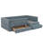 Twin Size Safe Cozy Multi-Functional Kids Bed With Guardrails And Storage, Bed With Safety Step Stool, Boucle Fabric-386326043