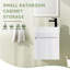 Ensemble de meuble-lavabo simple 18 po avec plateau en résine Argyroula-1738240703