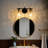 2-Light Hammered Glass Vanity Light