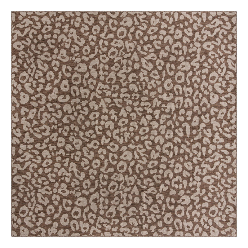 Animal Print Indoor / Outdoor Rug, Square 13'