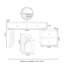 Makeup Vanity with Light mirror,4 drawers,1 chair