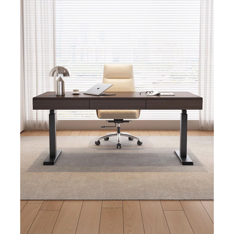Bureau électrique italien à hauteur réglable Italian Minimalist Smart, 29.5" H x 63" W x 27.6" D
