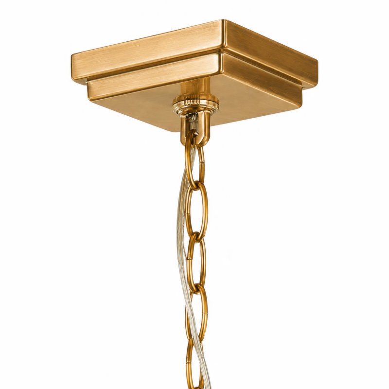 Luminaire suspendu pour vestibule York, Brushed Brass