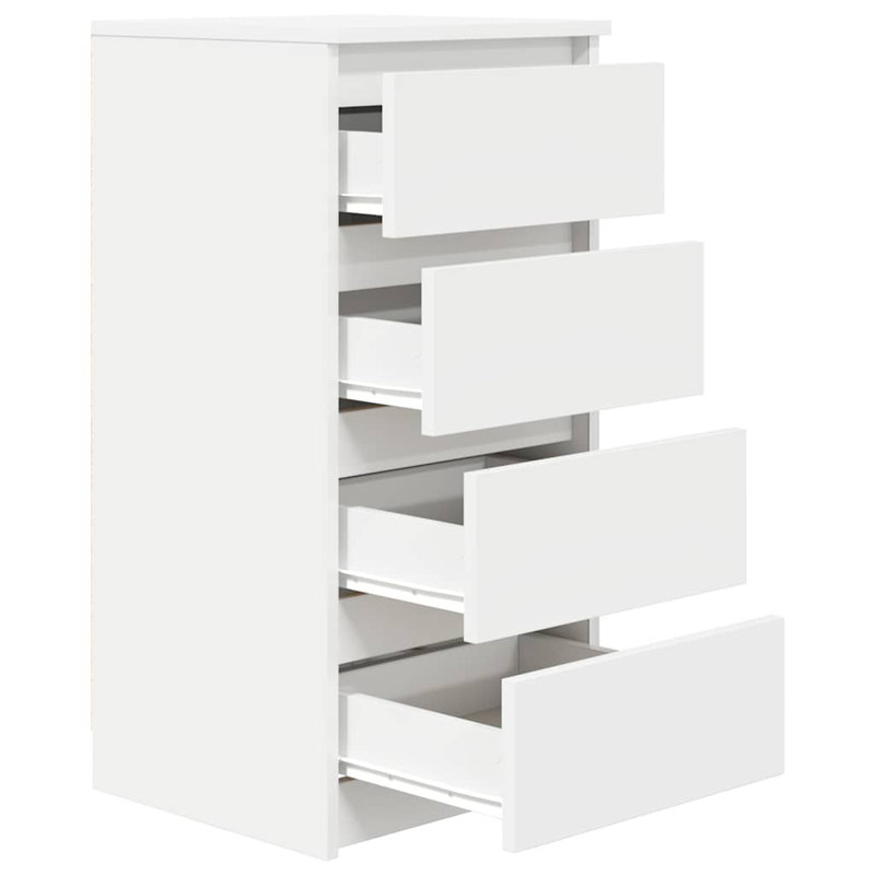 Sideboard 37.5X35x76 Cm Engineered Wood, White