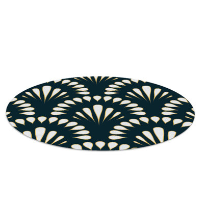 Kaveer Hard Floor Straight Round Chair Mat