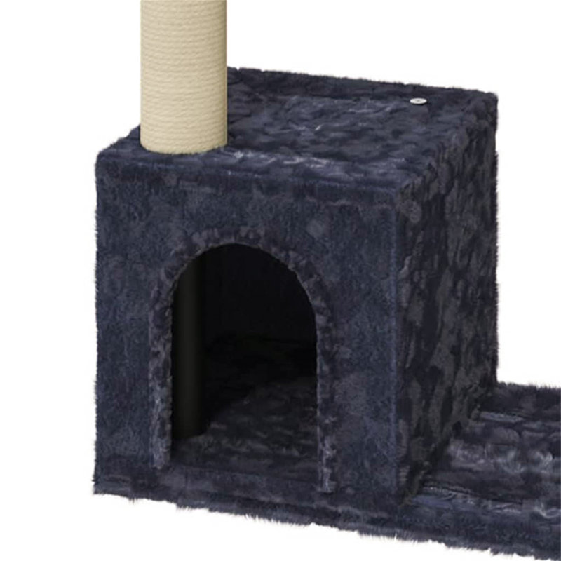 Dunn 70cm H Cat Tree, Dark Grey/Beige