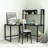 Modular L-Shaped Iron Writing Desk-1757689140