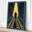 Solitary Path Industrial - Wrapped Canvas-677271048-677271091