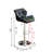 Contemporary Tufted Adjustable Height Hidraulic Bar Stools-906339988
