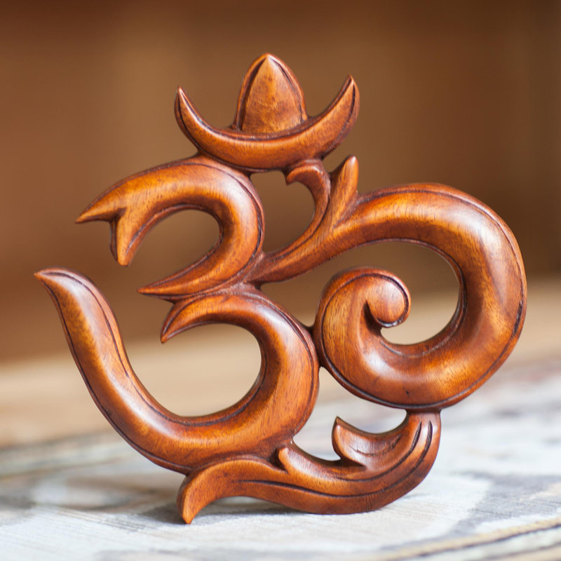 Handmade Traditional Abstract Wall Decor on Solid Wood
