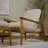 Mid Century Solid Wood Lounge Chair-128922965-120825001