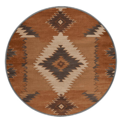 Machine Washable Persian Brown Area Rug
