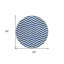 Tapis rond lavable à l'intérieur 8 pi