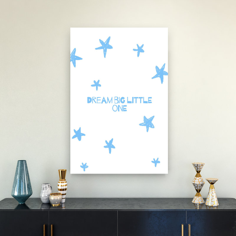 Dreambiglittleone Whimsical Abstract Contemporary Landscape Nature Wall Art Print by Treechild - Wrapped Canvas Print