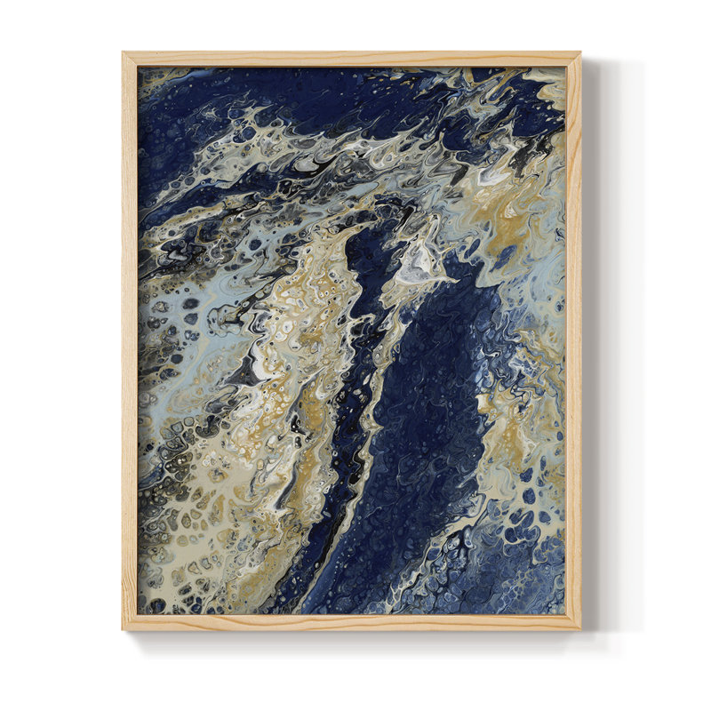 C39, reproduction encadrée - bois massif, Naturel, H 11 po x l 9 po