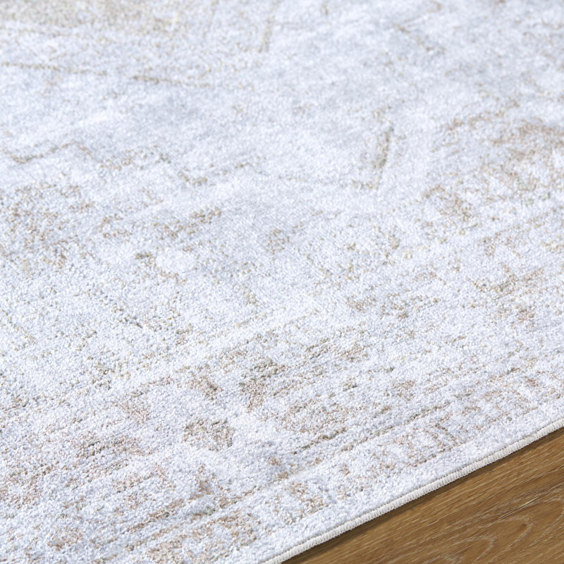 Janiaha Washable Oriental Indoor Rug, Rectangle 7'10" x 10'