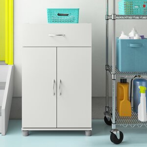 Aleg 24" 1 Drawer/2 Door Base Storage Cabinet