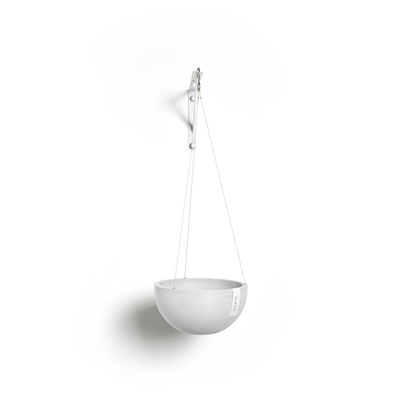 Mythili Ecopots Hanging Planter, Blue, 5.12" H x 10.5" W x 10.5" D