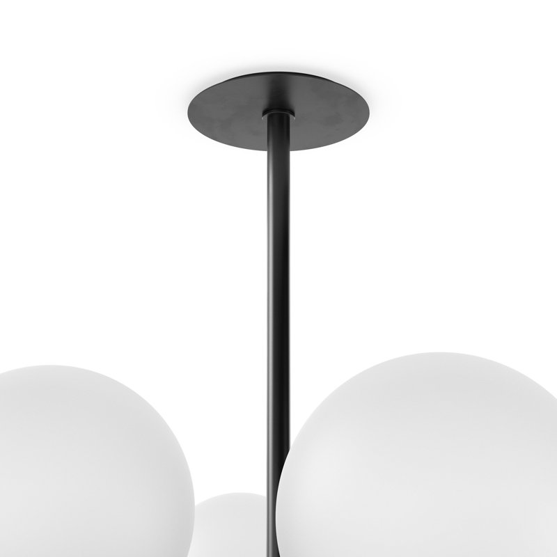 Zodiac 18 - Light Chandelier, Black Gunmetal