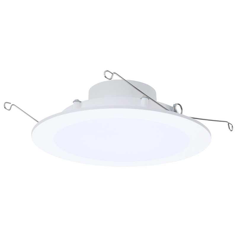 9/11/13W LED Downlight Retrofit 27K/30K/35K/40K/50K CCT 6 Inch Flat Wafer Round