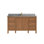 Elizabeth Teak 60 In. W X 22 In. D Single Sink Bathroom Vanity In Dark Natural With 2 In. 