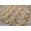 Tapis oriental multicolore en laine noué à la main beige Oushak-101531348