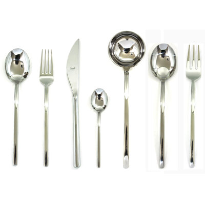 Ensemble de couverts Sveva - 51 pièces - Acier inoxydable