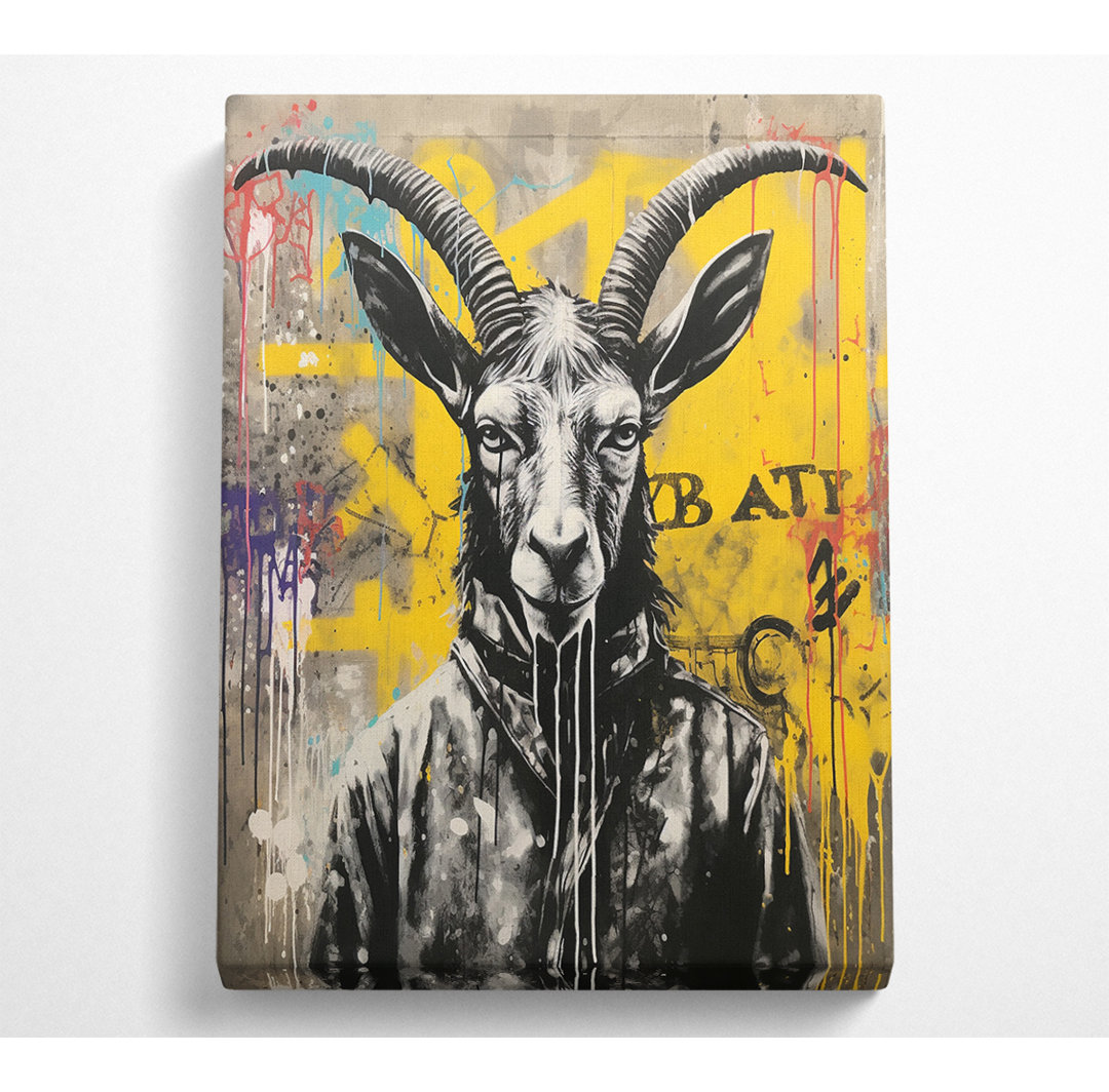 Kunstdruck Urban Goat Man