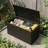 73 Gallon Waterproof Large Resin Deck Box Indoor Outdoor, Lockable Storage Container for Patio Furniture Tools, Waterproof Deck Box Patio Storage Bin for Pool Garden, Black-133392926-122877497