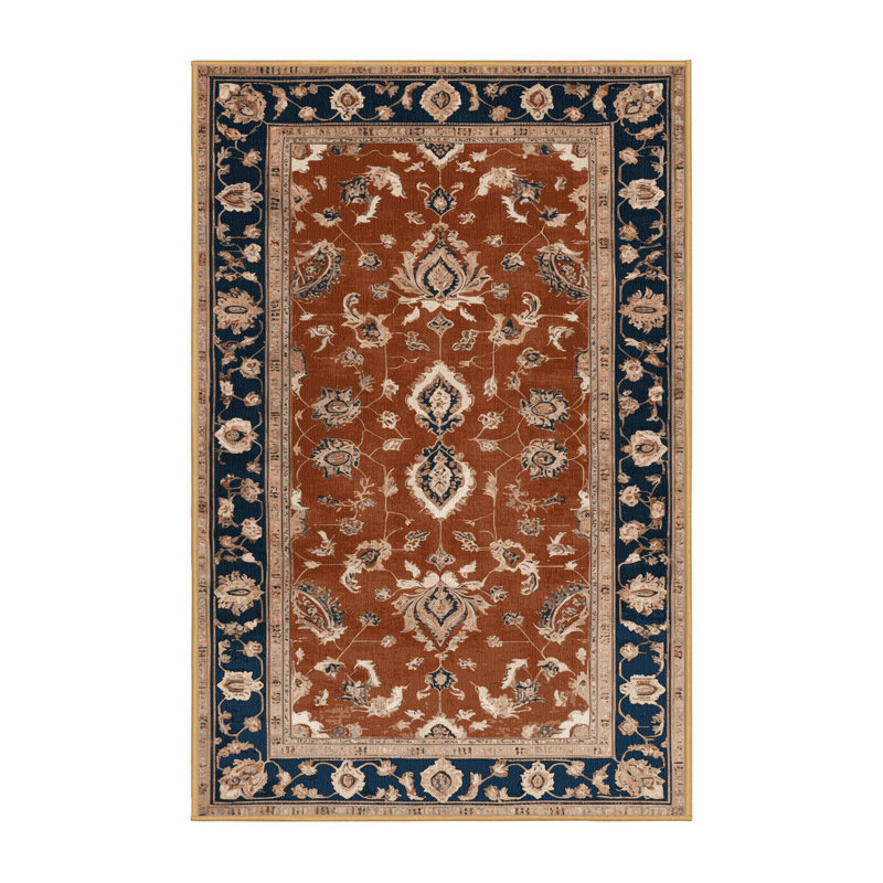 Tapis brun lavable à la machine, Tapis de couloir 2 pi x 4 pi