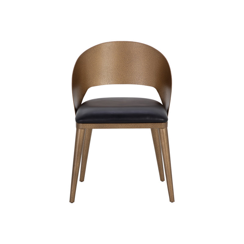 Dezirae Leather Upholstered Dining Chair
