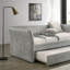 Lit de jour avec couchette, gris-1068367227