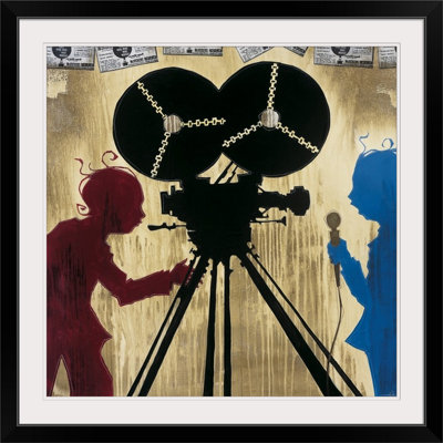 Annel Its a Mad Mad Mad Mad World by KC Haxton Painting Print