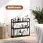 Support de rangement pour salle de bain en bambou (noir)