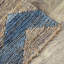 Tapis écossais en jute à motif de chevrons noué à la main Sumak-1939428981