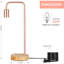 Lampe de table arquée brune 17 po Santamaria-1888943841
