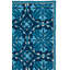 Tapis intérieur / extérieur bleu Carvalho-19260016
