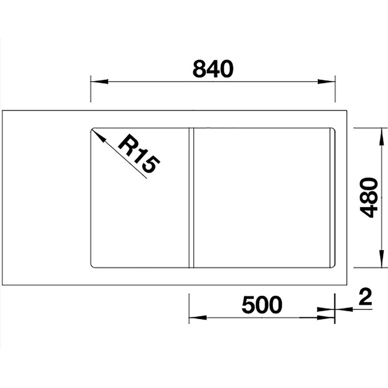 Sona Inset Kitchen Sink, Coffee
