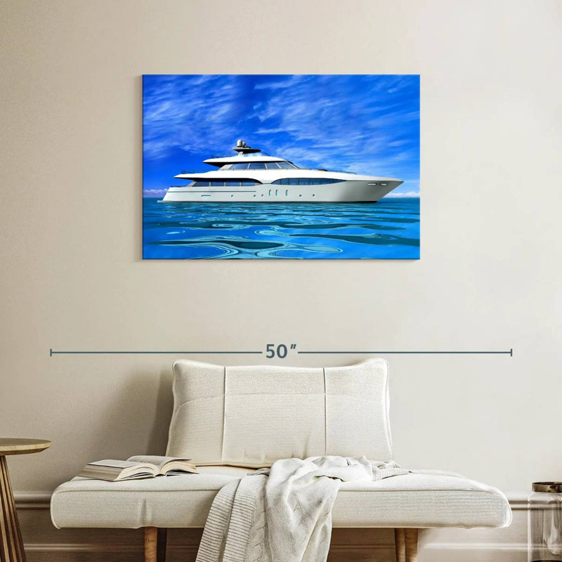 Bateau de luxe Mehar Blue Sky, H 24 po x l 36 po