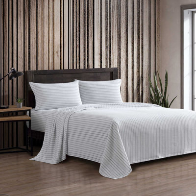 Ensemble de draps 100% coton 200 fils