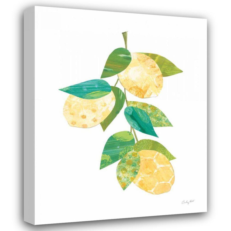 «Bungalow Rose Prahl», art sur toile tendue par Courtney Gallery: Summer Lemons II, H 45 po x l 36 po