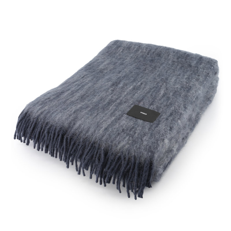 Hand Woven Blanket, Gray