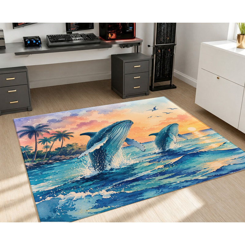 Tapis Ocean Wave, Rectangle 3'11" x 2'7" (120 x 80 cm)
