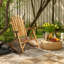 Chaise berçante de patio en bois de 38 pouces-723979640