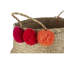 Medium Pom Pom Seagrass Basket-594570529