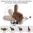 Saidee Faux Leather Dual Motor Power Lift Recliner with Heat and Massage -976629473