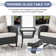 Gaetanino Wicker Rattan Outdoor Rocking Chair Set with Side Table (2 chairs and 1 side table)