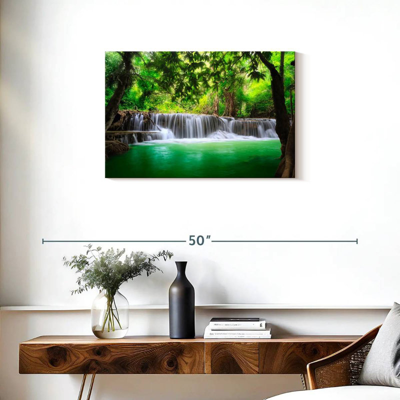 Alvord Huay Mae Khamin Waterfall, 20" H x 30" W